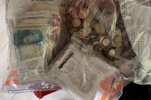 Man arrested on £4,450 drugs charges - and £9,520 seizure